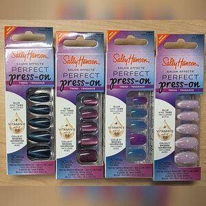 Sally Hansen Salon Effects Press On Nails.  4 Piece Set.